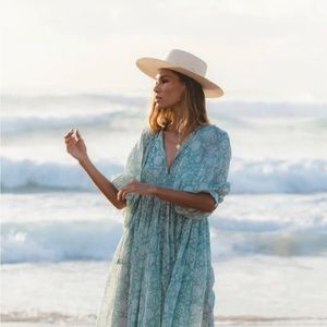 Daughters of India Midi Dress in Jade Small